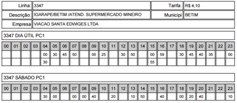 horário de ônibus igarapé / betim 3354